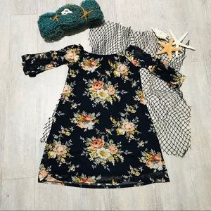 Potters Pot Casual Floral Fully Lined Dress
